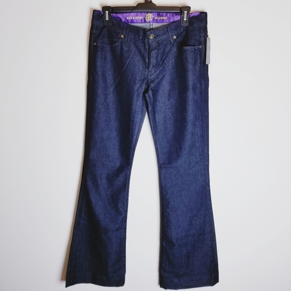 Rich and Skinny Bellissima dark wash flare jeans